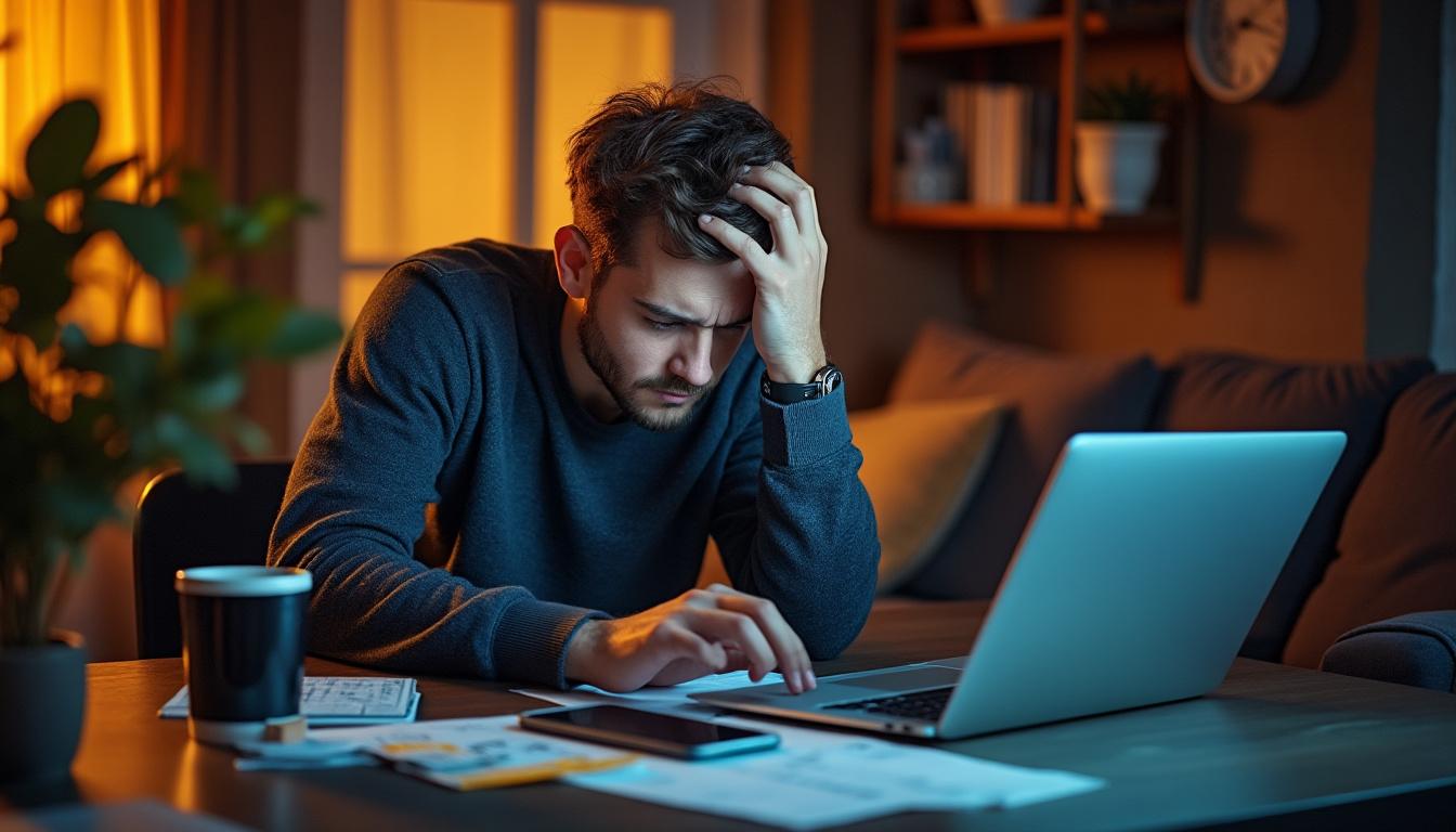 Illustration: Causes et facteurs déclencheurs du tilt chez un parieur